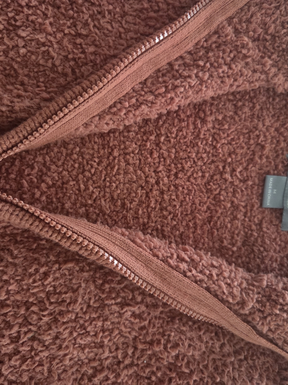 Natural Reflections Women's Teddy Jacket in Rust